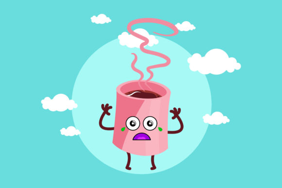 A Designer's Review of the Coffee Cup Dessert Kawaii Circle Cloud Graphics