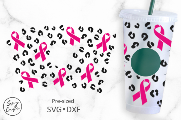 A Designer's Take on the Leopard Pink Ribbons Cold Cup Design