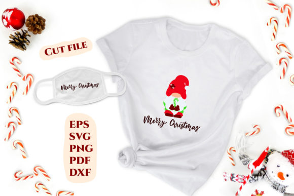 A Festive Gnome SVG File for Cricut & Printable Graphics