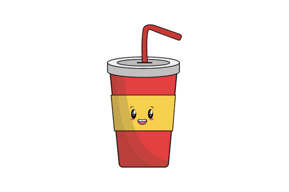 A Kawaii Drink Cup Graphic: Branding Beyond Illustration