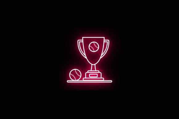 A Neon Baseball Icon: Assessing Its Role in Modern Graphic Design