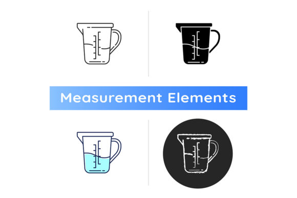 A Review of Measuring Cup Icon Graphics for Digital Creators