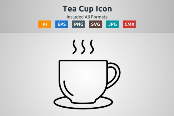 A Review of Tea Cup Icon Graphics for Editorial Publishing