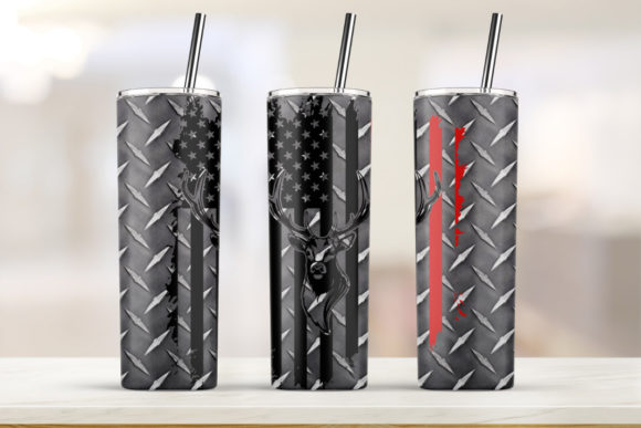 A Review of the Deer Head US Flag Skinny Tumbler Graphic for Publishing