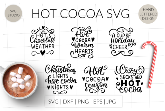 Crafting Cozy Winter Graphics with a Hot Cocoa SVG Bundle