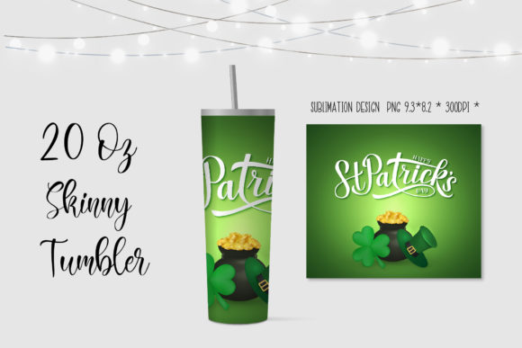 Crafting Seasonal Content with a Leprechaun Tumbler Graphic