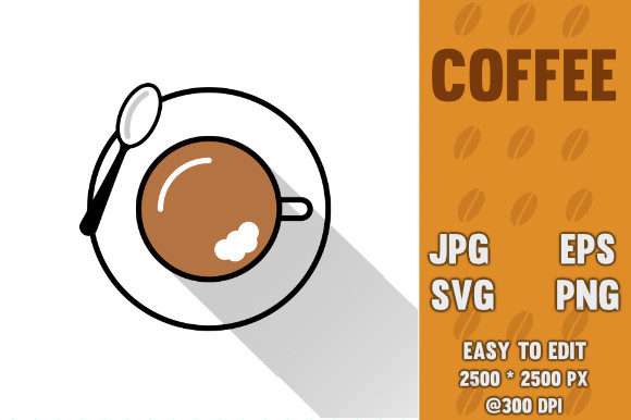 Crafting with a Classic Coffee Cup Illustration