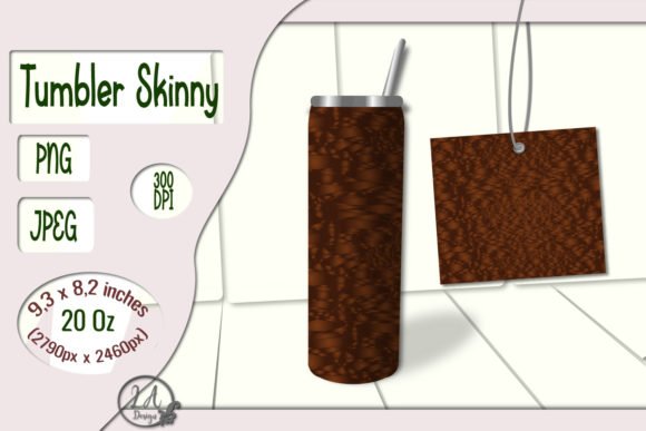 Evaluating the Skinny Tumbler Brown Gradient Graphic for Selling