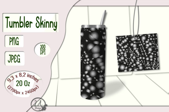 Skinny Tumbler Graphics for Modern Print Templates