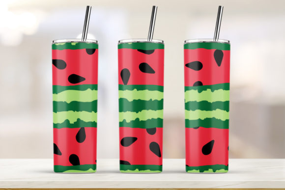 The Watermelon Tumbler Graphics Print Template First Look