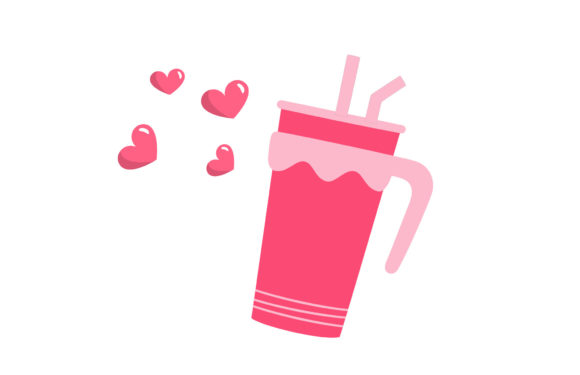 Valentine Love Gift Tumbler Romantic: Graphics for Marketing