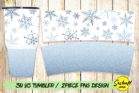 Winter Snowflakes Tumbler Wrap: Print & Graphics Review
