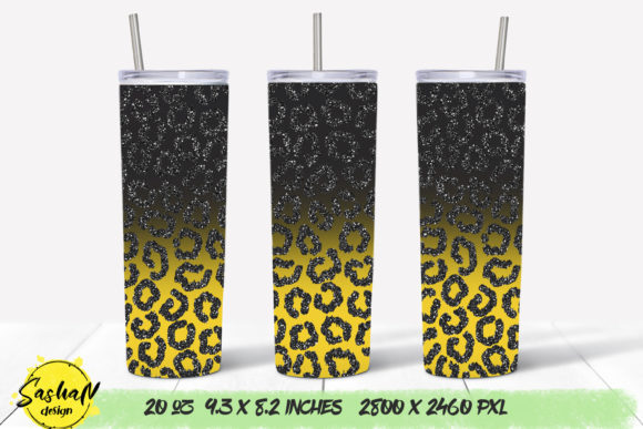 Yellow Leopard Tumbler Sublimation: A Graphics & Print Templates Review
