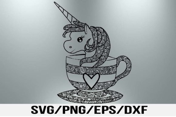 Zentangle Unicorn Graphics: A Graphic Templates Creator’s First Look